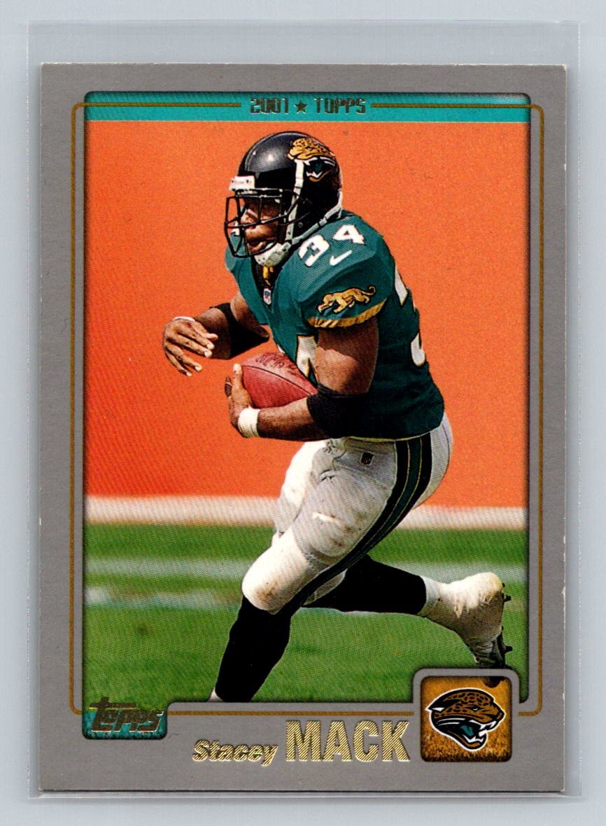 2001 Topps #256 Stacey Mack Jacksonville Jaguars Football Card