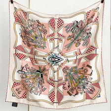 70 Cashmere 30 Silk Scarf Shawl Sword Print Neckerchief 26'' Bandana wrap NEW