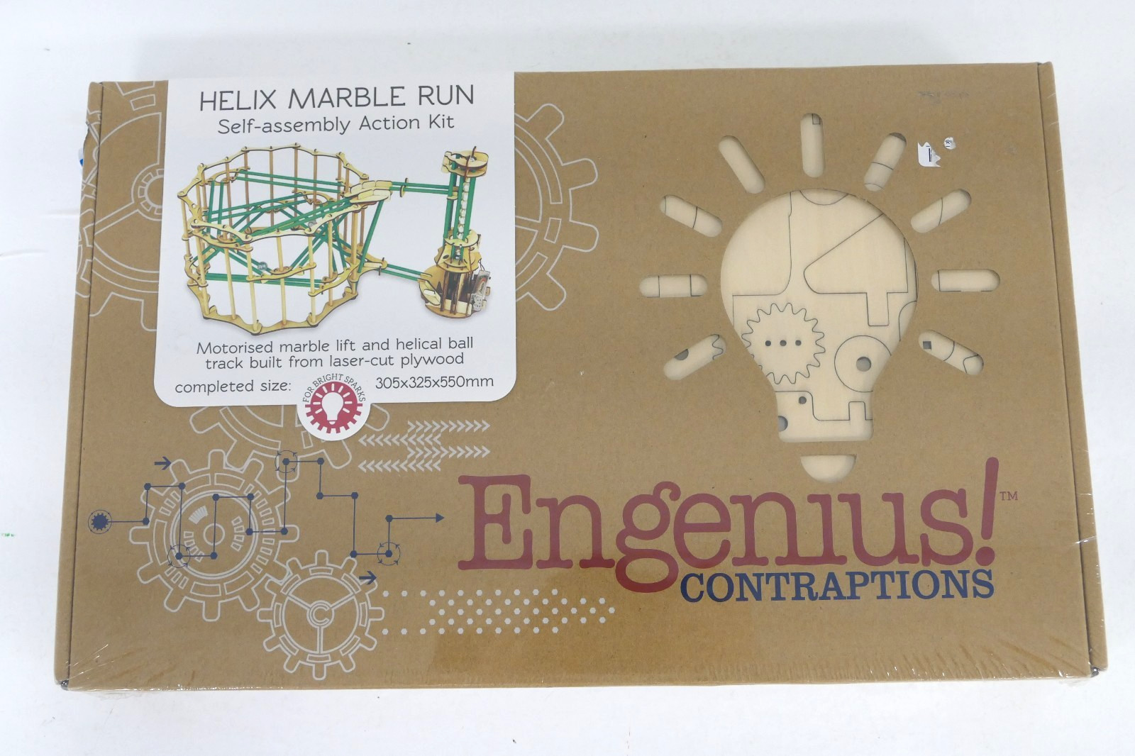 Cheatwell Marble Run Wood Model Kit Engenius Contraptions *New & Sealed*