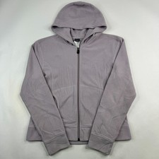Patagonia Womens Medium Light Purple Full Zip Plush Synchilla Hoodie Jacket