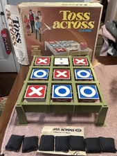 Vintage Toss Across Game IDEAL 1969 with box manual and bags!
