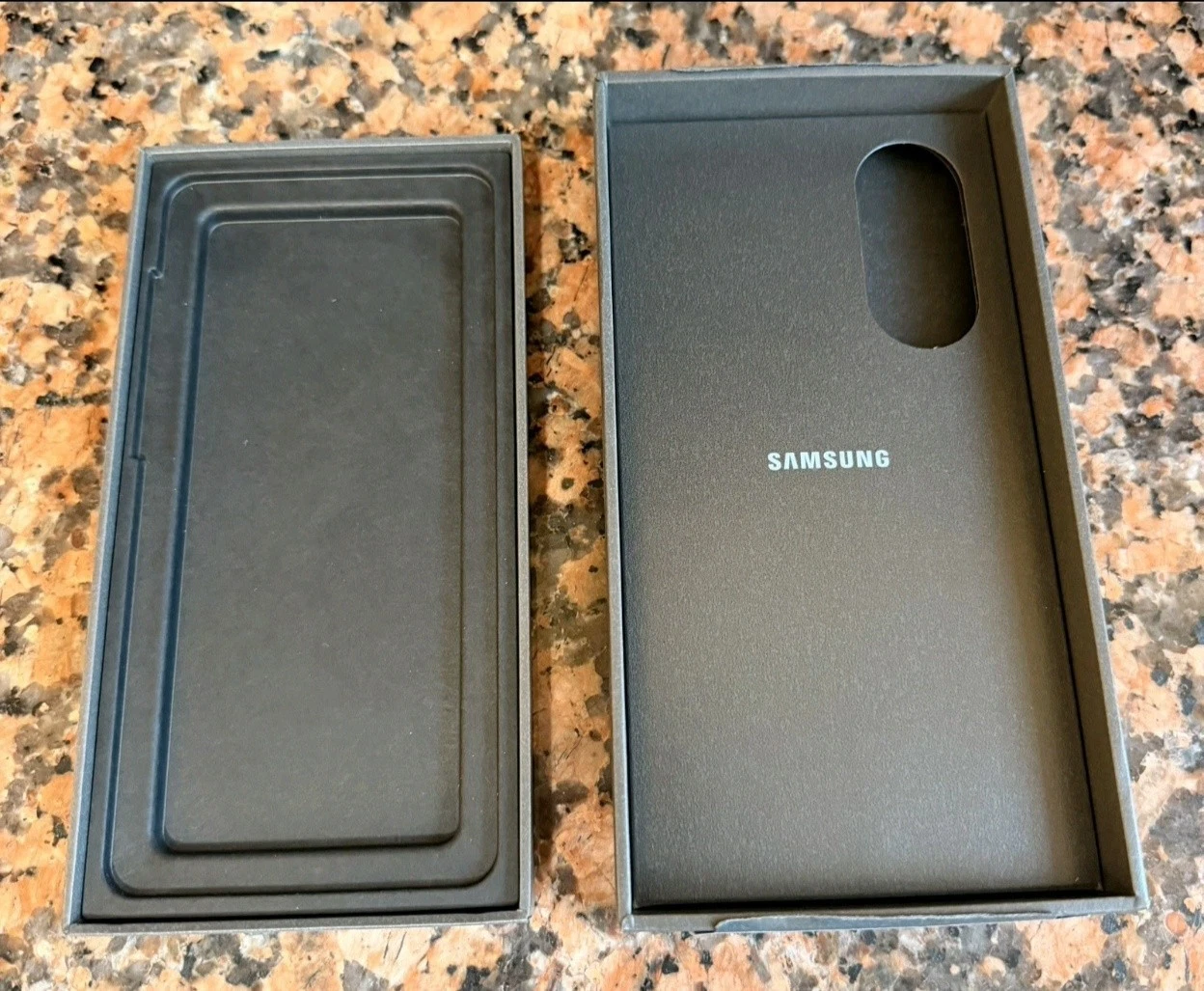 EMPTY BOX ONLY Samsung Galaxy S25 Edge Jet Black 256GB NO PHONE image 2