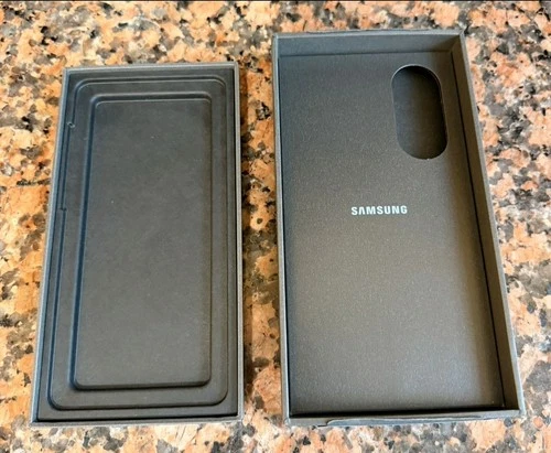 EMPTY BOX ONLY Samsung Galaxy S25 Edge Jet Black 256GB NO PHONE image 2