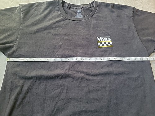 VANS Checkered Graphic Tee Shirt Black Large Vans Official Skate Grunge VGC - Bild 5 von 8