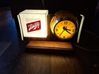 Vintage 1960s Schlitz Beer Rotating Barrel Lighted Motion Cash Register Sign