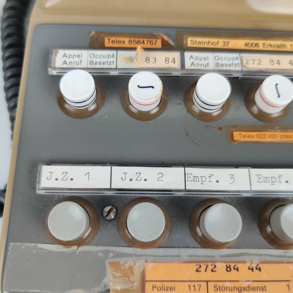 Autophon Diensttelefon Schweiz 60er 70er Wählscheibentelefon Tfg 3-36.1050 (2) - Bild 4 von 4