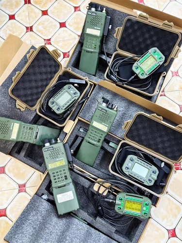 US! Radio portatile multibanda TRI AN/PRC152 15W 12,6V Walkie MBITR guscio alluminio - Foto 11 di 11