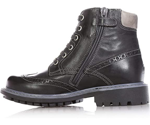 SCARPE SCARPONI STIVALI BIMBO NERO GIARDINI A533770M PELLE 101 GRIGIO ORIGINALE - Picture 2 of 3