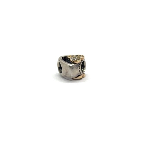 PANDORA DISNEY MICKEY AND MINNIE MOUSE LOVE ICONS SILVER WITH 14K GO (EPJ027066) - Picture 6 of 6
