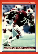 A1416- 1990 Score Football Card #s 251-500 +Rookies -You Pick- 15+ FREE US SHIP