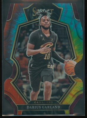 Darius Garland 2022-23 Panini Select Premier Level Tie Dyed Jersey Number 10/25