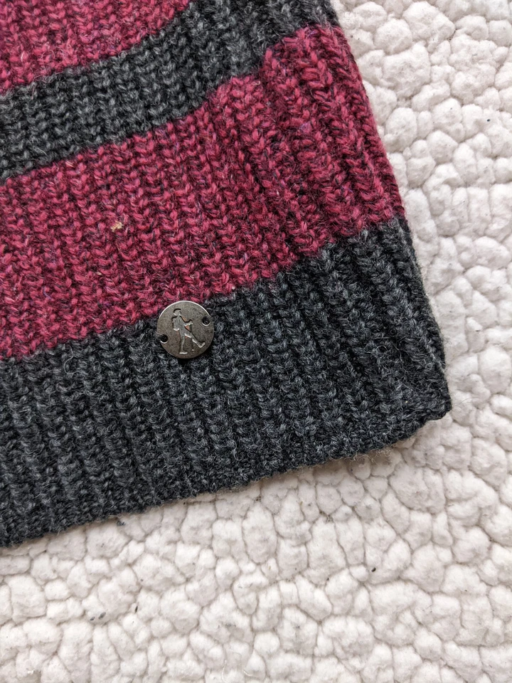 Cárdigan envolvente Royal Robbins Highlands para mujer L gris lana lino suéter Foto 2 de 4