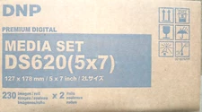 DNP 5x7" Dye Sub Media for DS620A Printer #DS6205X7 New from DNP reseller