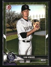 Sam Howard 2018 Bowman Prospect Camo #BP109  Baseball Card