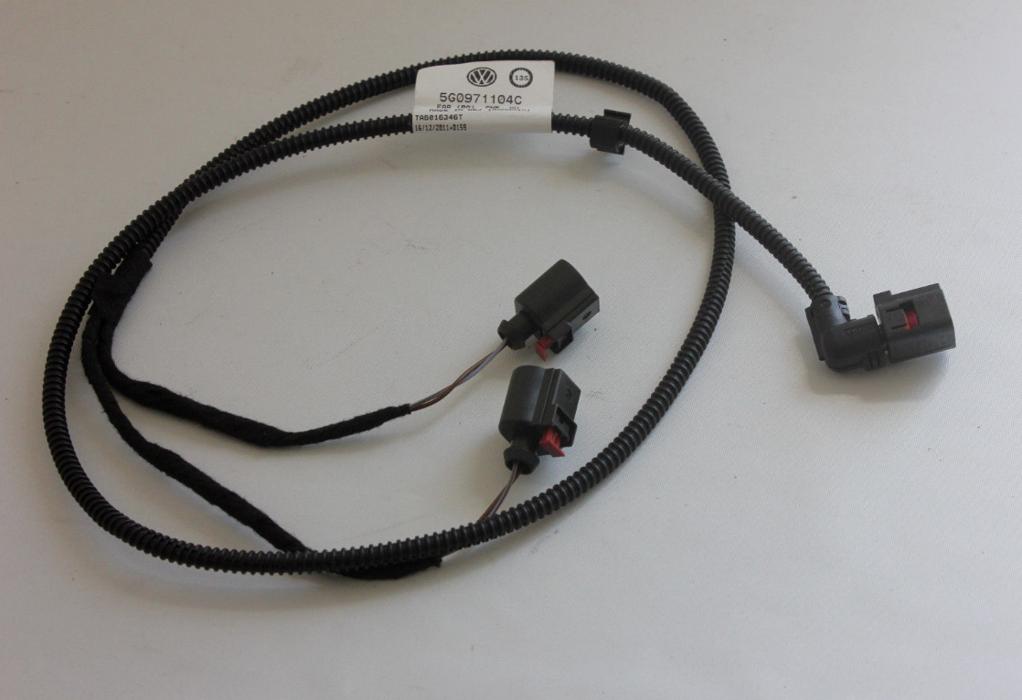Volkswagen Golf Mk7 2014 Tailgate Number Plate Lights With Wiring 