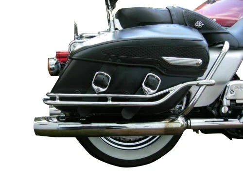 Rieles protectores de alforja nostálgicos - 98-08 Harley Davidson Road King Classic FLHRC Foto 4 de 4