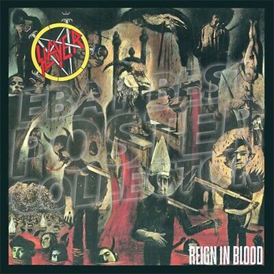 Slayer Reign In Blood Banner Album Cover Poster v4