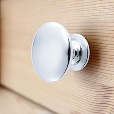 1~30Pcs Brushed Satin Chrome Cupboard Cabinet Door Knobs Handles Kits Drawer