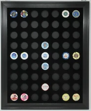 63 CASINO POKER CHIPS (NOT INCLUDED) WALL DISPLAY PICTURE FRAME 16" x 20"
