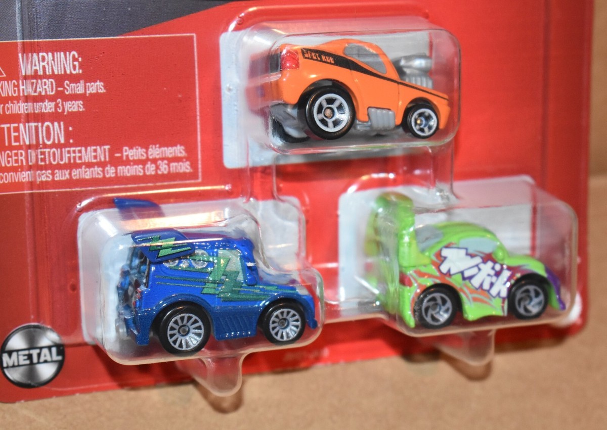 Disney Pixar Cars Mini Racers SNOT ROD, DJ & WINGO 3 PACK NEW | eBay