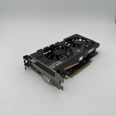 Sapphire AMD Radeon HD7850 2GB DDR5 PCIe 299-1E221-000SA Dual-X DVI-D DVI-I