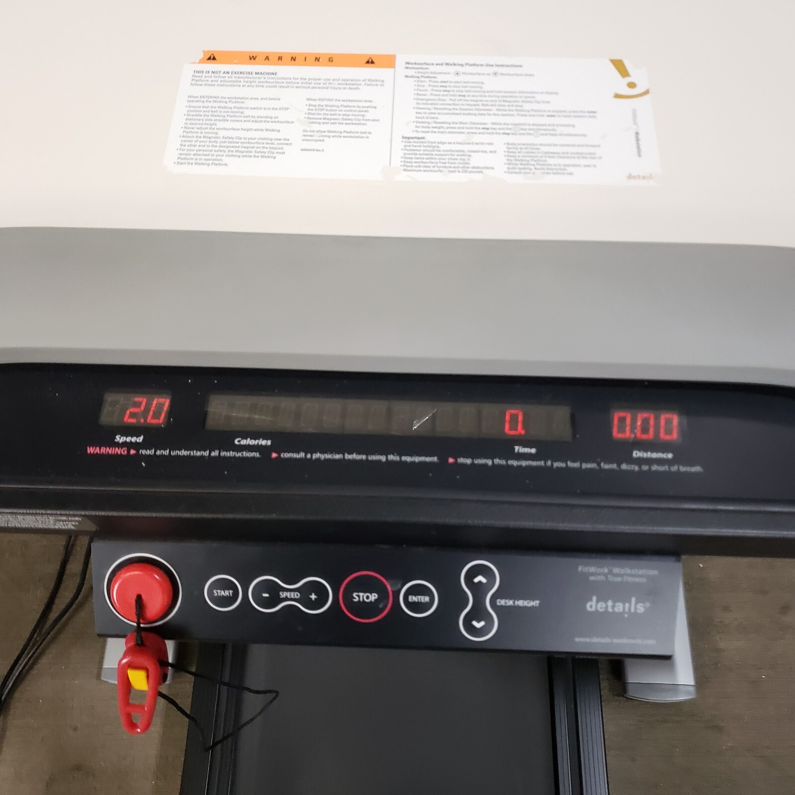 Steelcase Walkstation Height Adjustable Treadmill Desk eBay