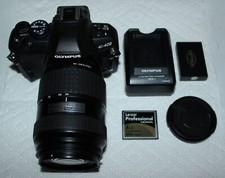 Olympus EVOLT E-420 10MP DSLR Camera 40-150mm lens 4GB CF card working vg