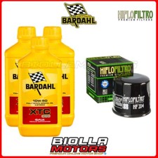 KIT TAGLIANDO KAWASAKI ZX636 ZX6-R Ninja 2005 FILTRO OLIO BARDAHL XTC C60 10W50 