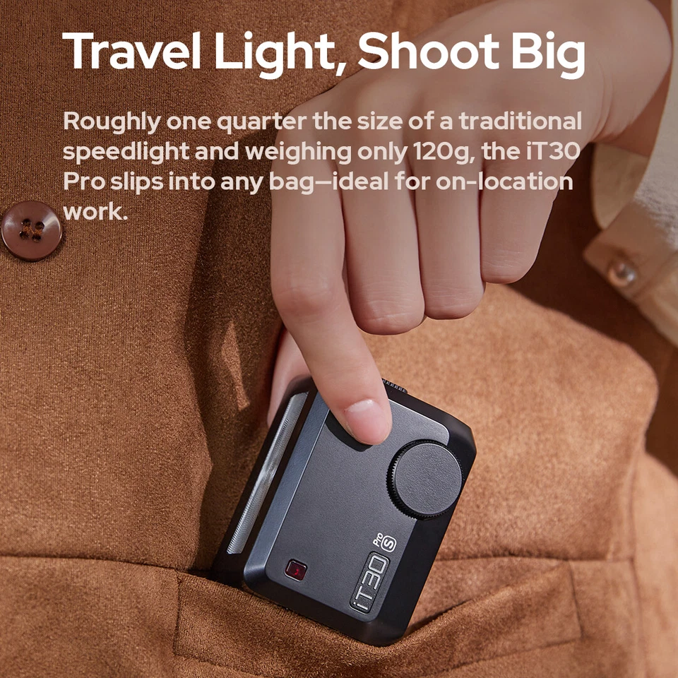 Godox iT30 Pro On-Camera Flash Speedlite For Canon Nikon Sony Fujifilm Olympus - Image 4 of 4