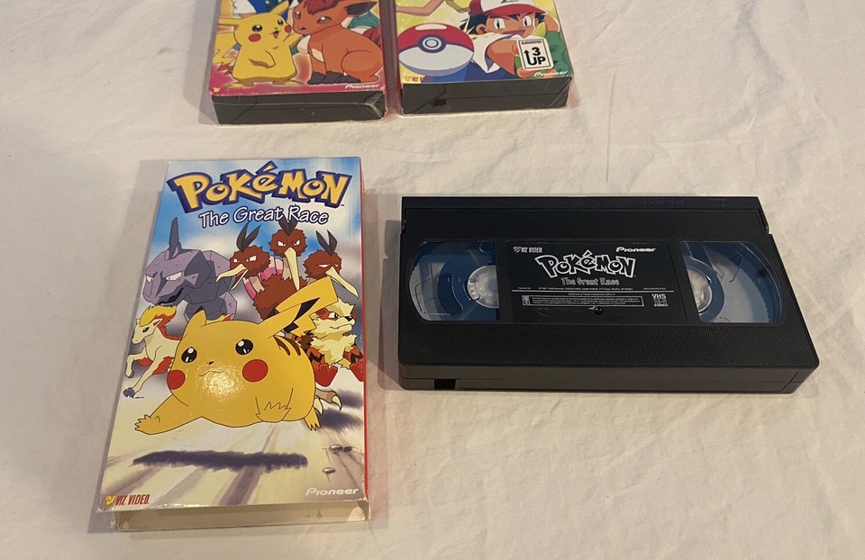 Pokemon 3 Videos VHS Tape Lot Pioneer Factory Sealed Brand New eBay