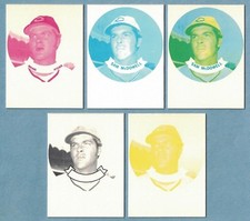 1970 Topps Candy Lid Progressive Proof Run, Test Issue Sam McDowell, Mazeroski