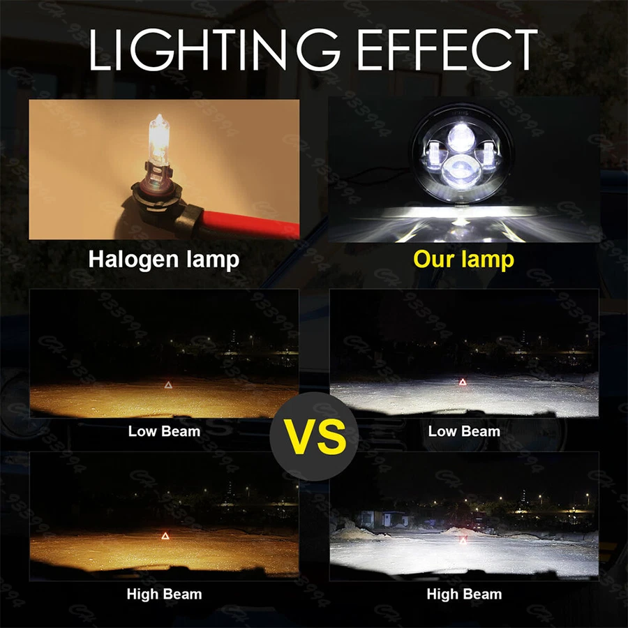 Faros LED y luces de paso FLSTC clásicos para Harley Davidson Heritage Softail Foto 3 de 4