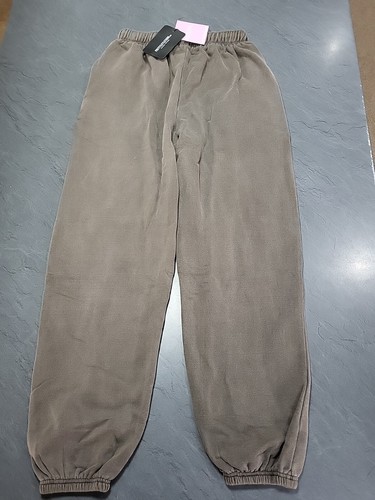 Joggers Pretty Little Thing marrone cioccolato Soho Town taglia XS nuovi con etichette - Foto 3 di 4