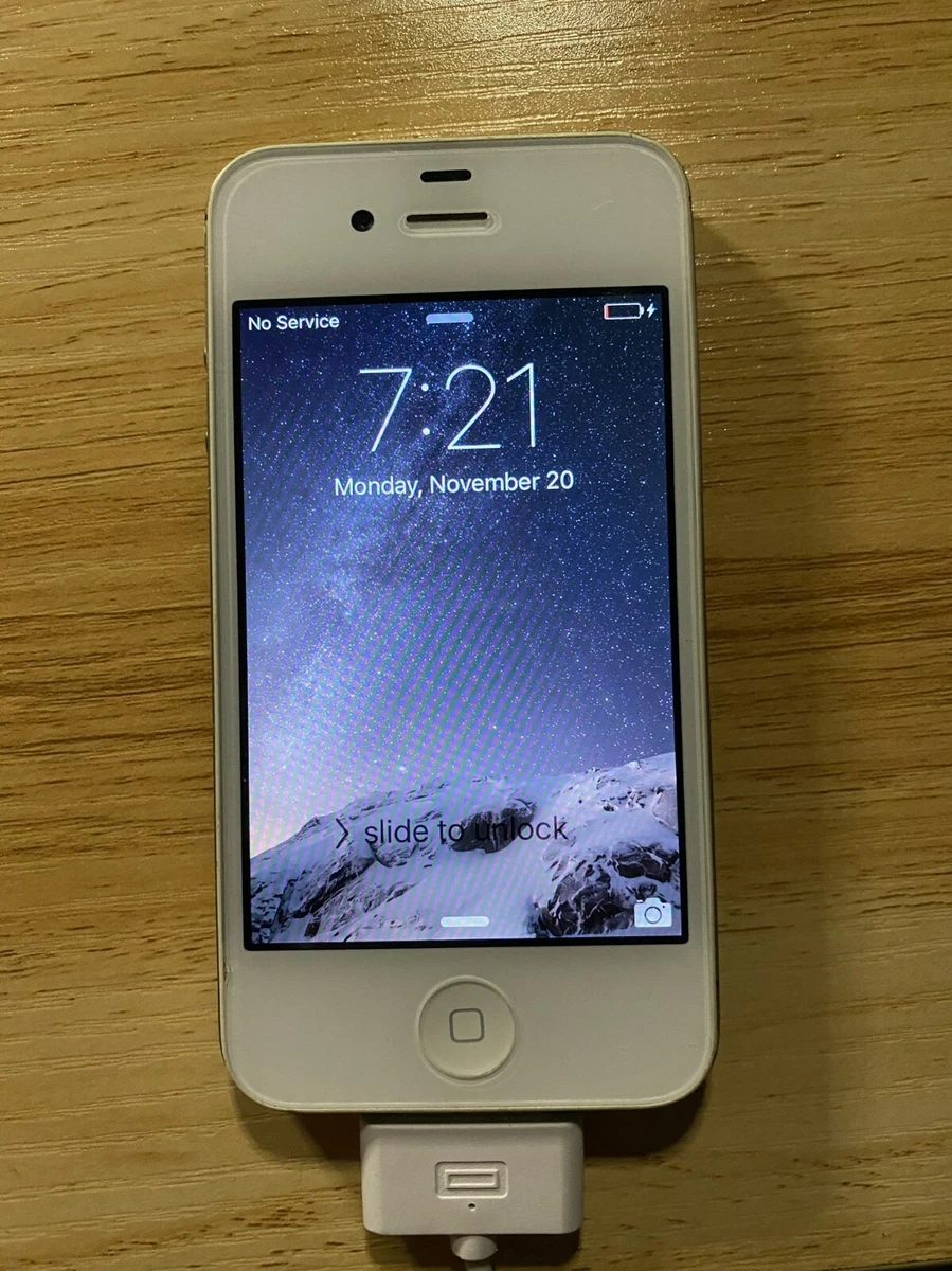 Apple iPhone 4s 16GB White A1387 CDMA GSM