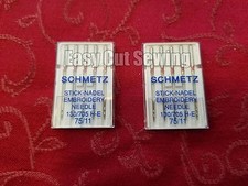 10 Schmetz Embroidery Sewing Needles 130/705h 15x1 11 Singer,Brother,Bernina
