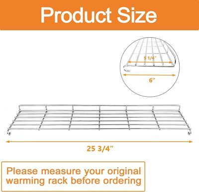 66044 Grill Warming Rack for Weber Genesis II & XL II 300 E/S-310 315 330 335