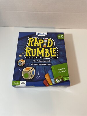 Board Game - Rapid Rumble Fun for Family Game Night Educational Toys - open box