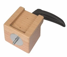 HOROTEC 24.405 WOODEN VICE BASE, TO BE FIXED ON A BENCH + FIXING KIT