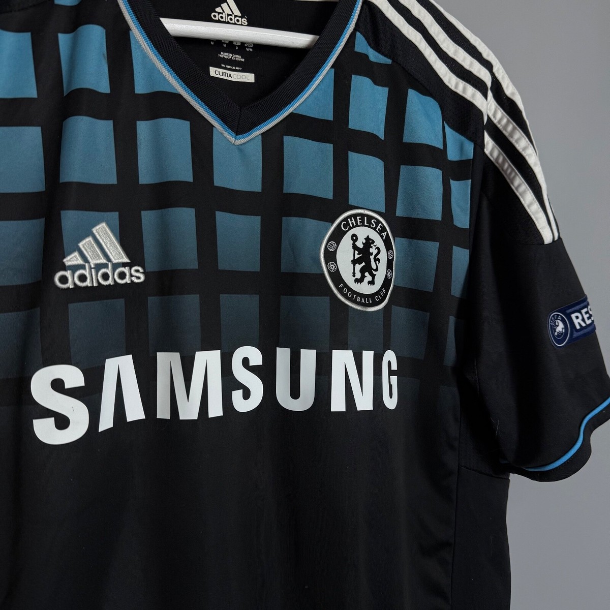 CHELSEA LONDON 2011 2012 AWAY FOOTBALL SHIRT JERSEY ADIDAS V13911