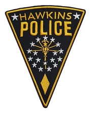 Hawkins Police Iron On Patch 4" x 5"