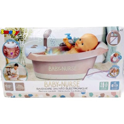 Smoby Baby - Baby Nurse elektronische Puppen-Badewanne BN BALNEO NEUWERTIG