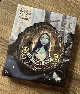 WOW! Only 1,600 Made! NEW! Loungefly Corpse Bride Emily Lenticular LE Enamel Pin