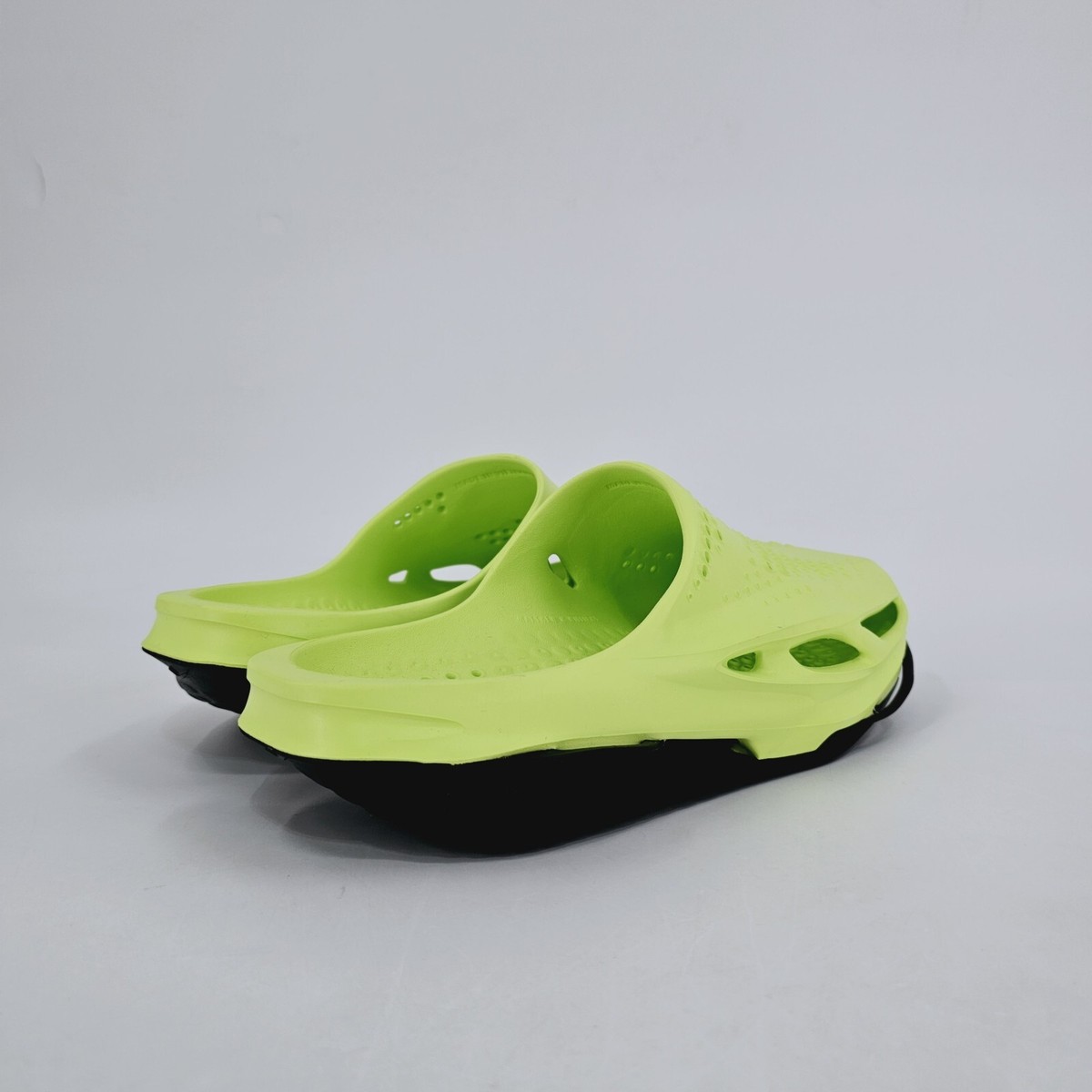 Nike x MMW 005 Slide Sandals Men Sz 13 Green Volt Black  display picture 2