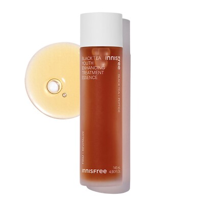 INNISFREE Black Tea Youth Enhancing Treatment Essence 4.9oz / 145ml K-Beauty