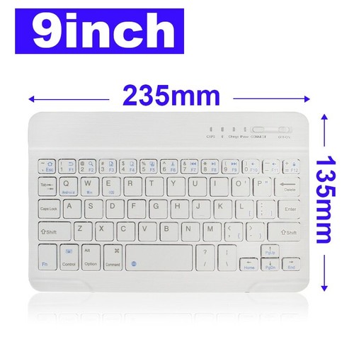 Mini 7-10 Inch Rechargeable Bluetooth Keyboard For Android Desktop Tablet - Picture 13 of 13