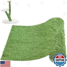 ROYALAY Cat Scratching Post Carpet Covered 78.7”x15.8”,Trimmable Self-Adhesiv