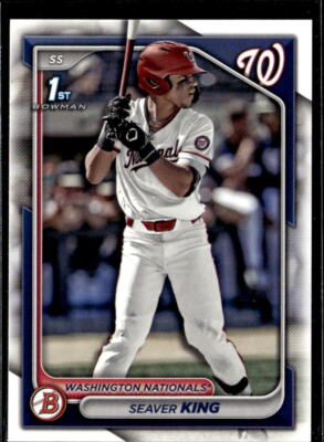 2024 Bowman Draft Paper Seaver King Washington Nationals #BD-62 5 Card Lot