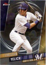 2019 Finest #42 Christian Yelich Milwaukee Brewers