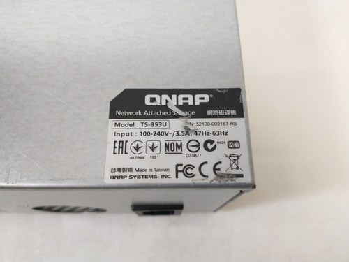 Qnap TS-853U 8 Bay Diskless Network Attached Storage - No HDDs - Afbeelding 6 van 6