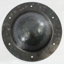 Hand-Forged Medieval Iron Viking Shield Boss -- Heavy 12g Dark Steel Umbo Armor